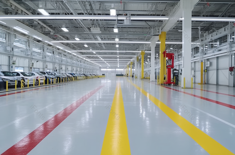 汽车工厂流水线组装车间现代科技白色的空间,高清,摄影图,摄影图片,图片大全,摄影图免费下载